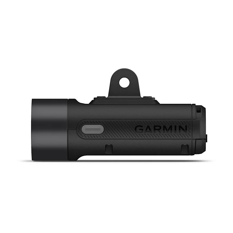 Garmin Varia Vue y RCT715 montados formando la burbuja de seguridad 360 grados